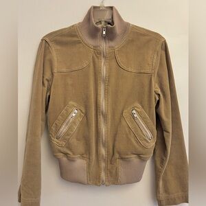 VINTAGE - f21 Tan Bomber Jacket